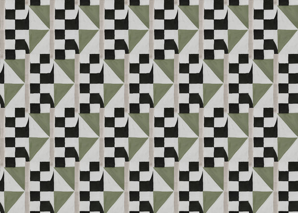4125 Olive Shell B Non-Woven Fibre Wallcovering