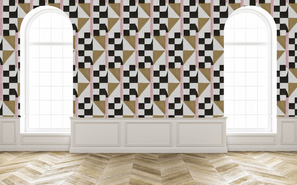 4125 Pink Ochre B Grasscloth