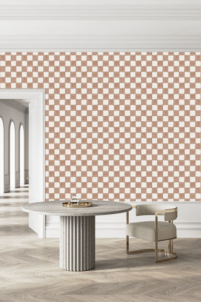 5123 Terracotta Non-Woven Fibre Wallcovering