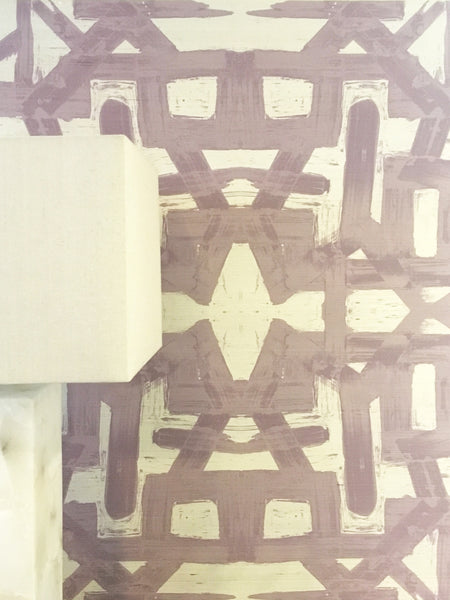 82113 Dusty Purple Grasscloth