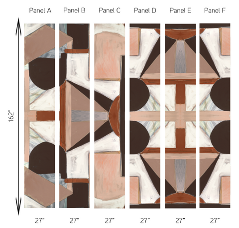82619 Taos Mural Alta Non-Woven Wallcovering