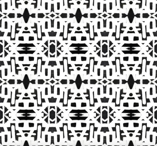 82113 Black White Inverse Grasscloth