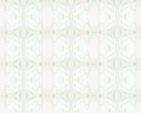 125-5 Teal Ivory A Standard Wallcovering