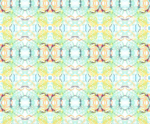411 Teal Peach Standard Wallcovering