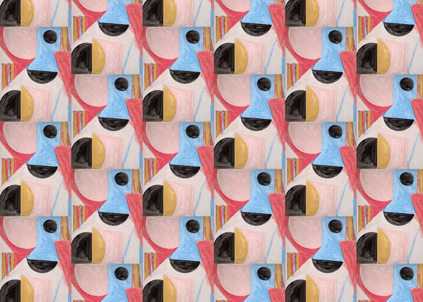 1623 Blazing Sunset B (Half-Scale) Non-Woven Fibre Wallcovering