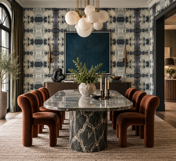 53115 Indigo A Eco-Friendly Type II Wallcovering