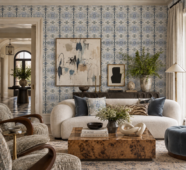 21413-3 Blue Grey Eco-Friendly Type II Wallcovering