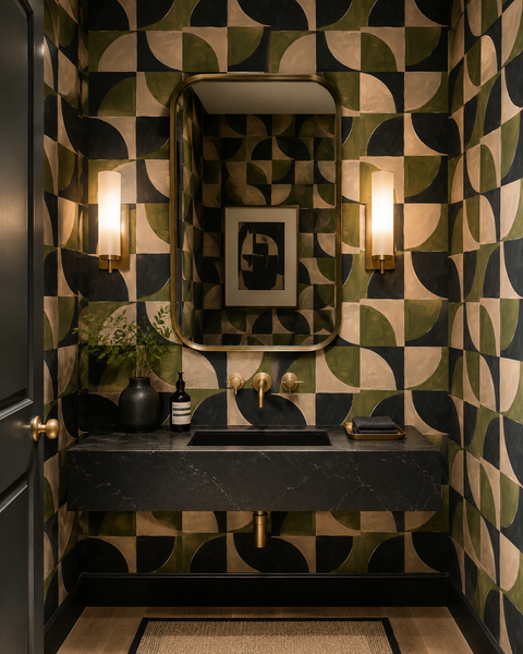 2124 Olive Almond Non-Woven Fibre Wallcovering