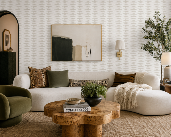 32524 Alabaster B Grasscloth