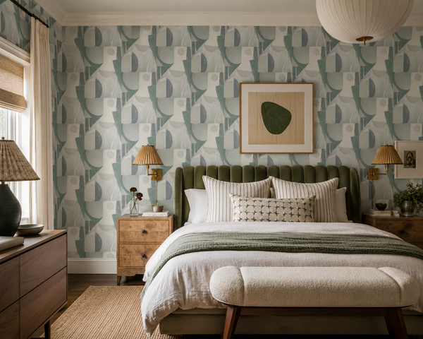 1623 Oyster Catcher B (Half Scale) Sisal Grasscloth Wallcovering