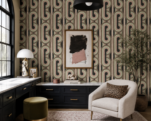12024 Pink Clay Non-Woven Fibre Wallcovering