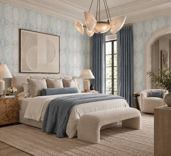 125-5 Blue Ivory A Alta Wallcovering