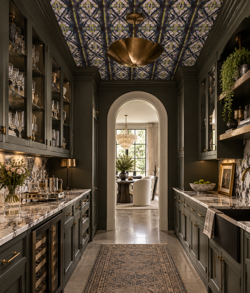 125-2 Navy Chartreuse Alta Wallcovering