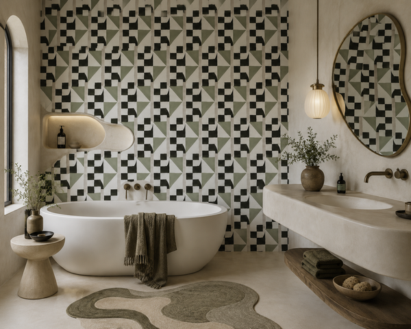 4125 Olive Shell B Non-Woven Fibre Wallcovering