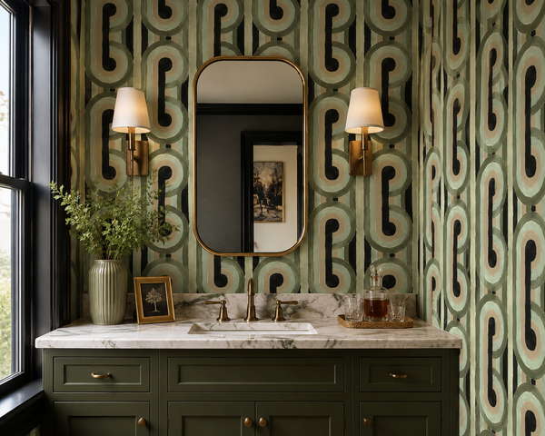 12024 Vert de Terre Non-Woven Fibre Wallcovering
