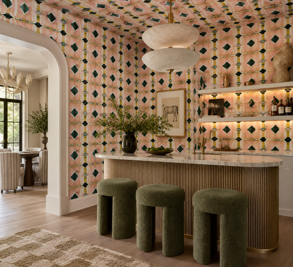 125-3 Peach Standard Wallcovering