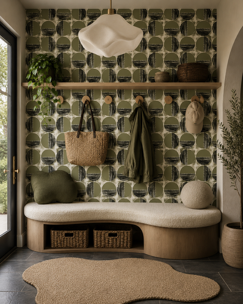 42623 Oak Moss Non-Woven Fibre Wallcovering
