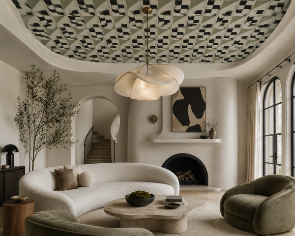 4125 Olive Shell B Non-Woven Fibre Wallcovering