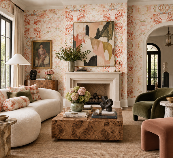 411 Red Peach Mint Alta Wallcovering
