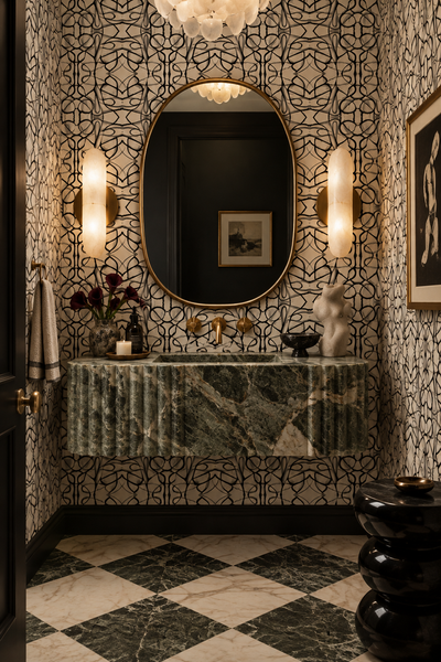 51514 Black White A Standard Wallcovering