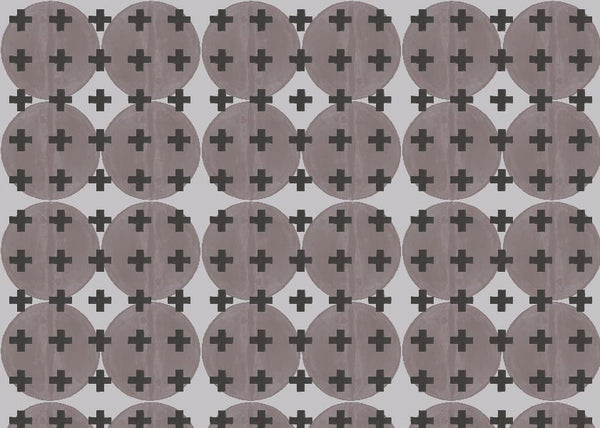 81425 Pecan + Black Non-Woven Fibre Wallcovering