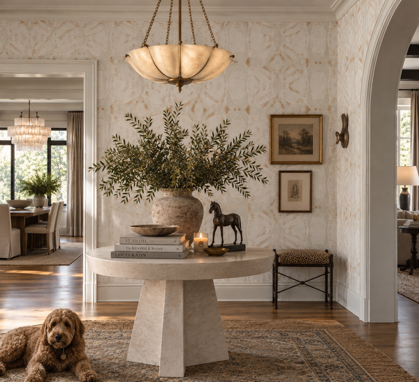 125-5 Blush Ivory A Standard Wallcovering