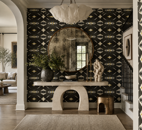 125-4 Black Yellow B Eco-Friendly Type II Wallcovering
