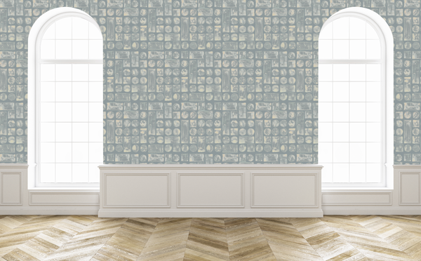 9923 Provence Blue Eco-Friendly Type II Wallcovering