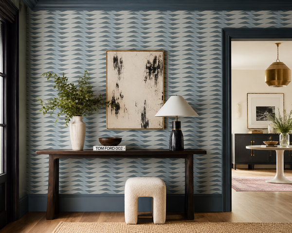 32524 Milton Blue B (Half Scalę) Non-Woven Fibre Wallcovering