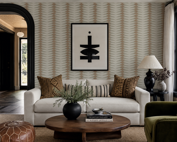21724 Chestnut B Non-Woven Fibre Wallcovering