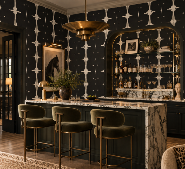 71417 Black Alta Wallcovering