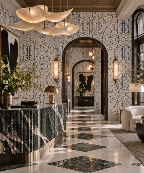 51514 Indigo A Eco-Friendly Type II Wallcovering