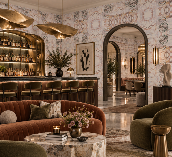 411 Peach Taupe Eco-Friendly Type II Wallcovering