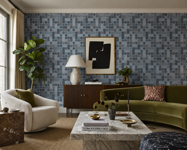 9923 Alice Blue Non-Woven Fibre Wallcovering