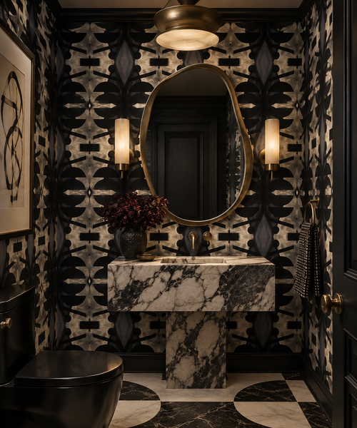 10418 Washed Black Alta Wallcovering