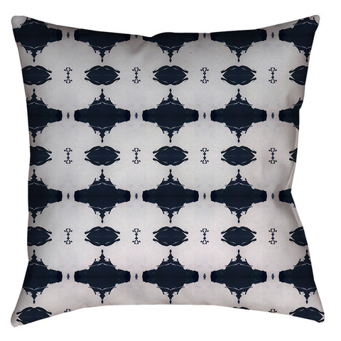 Navy White Pillow Cover