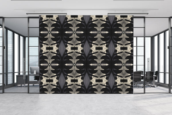 10418 Washed Black Alta Non-Woven Wallcovering: lindsay cowles llc