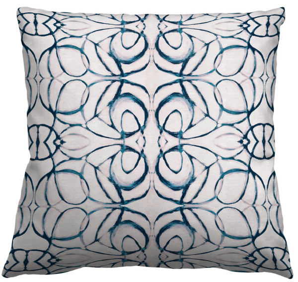 1515 Blush Navy Pillow Cover