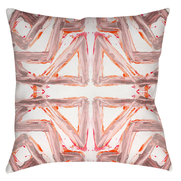 24-3 Pink Orange #2 Pillow Cover