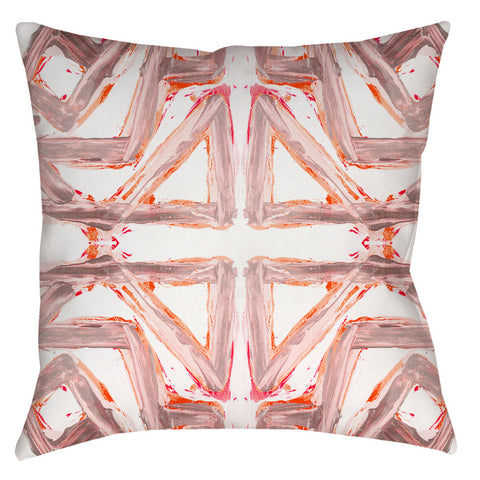24-3 Pink Orange #2 Pillow Cover