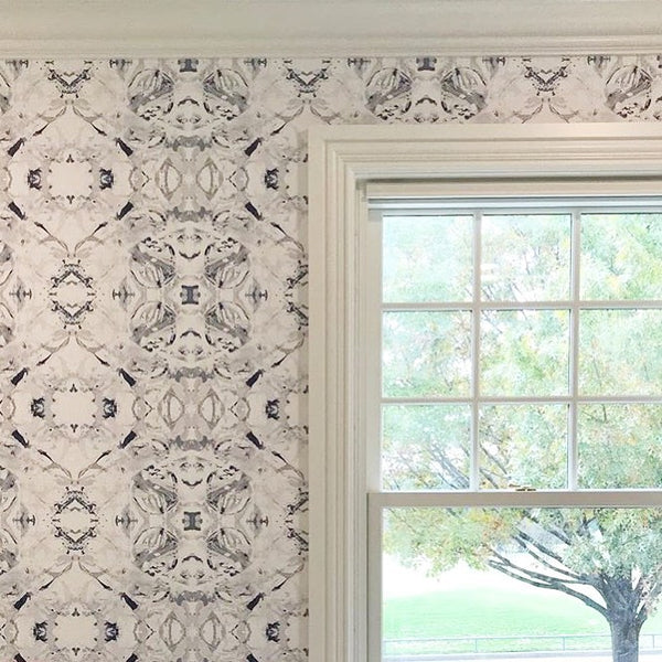 411 Taupe Navy Eco-Friendly Type II Wallcovering