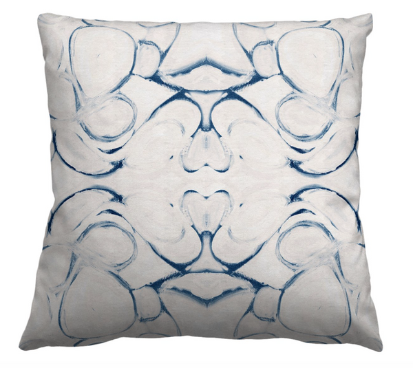 43014 Blue Pillow Cover-- IN STOCK