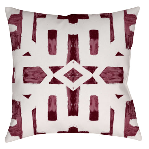 82113 Oxblood #2 Pillow Cover