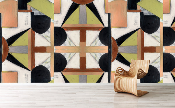 82619 Maya Mural Eco-Friendly Type II Wallcovering