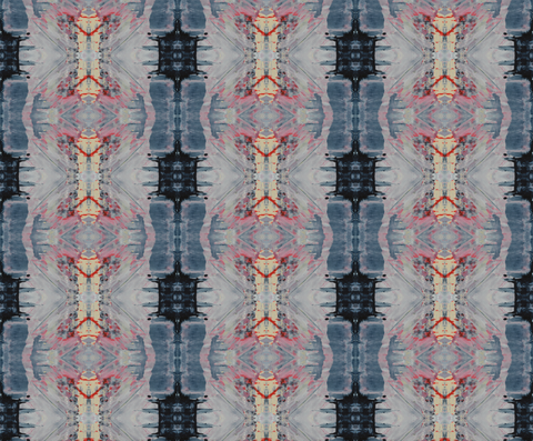 718-1 Navy Red A Eco-Friendly Type II Wallcovering