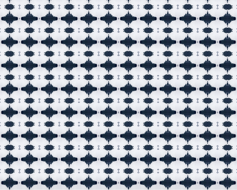 10216 Navy White Type II Wallcovering